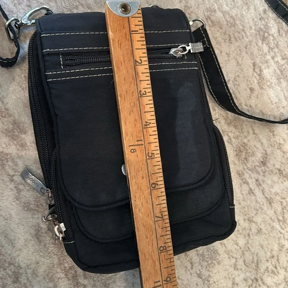 Baggallini Black Crossbody Bag with Adjustable Strap